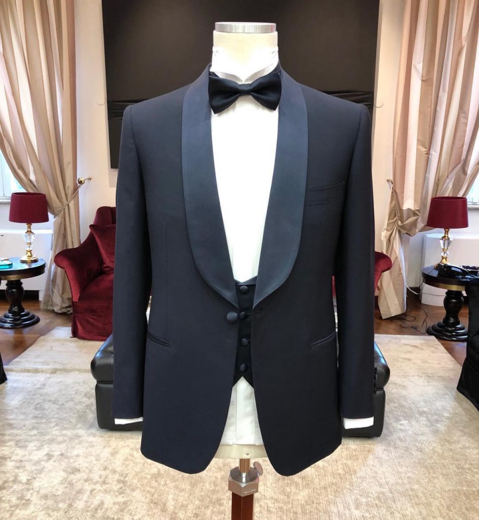 A classic shawl tuxedo